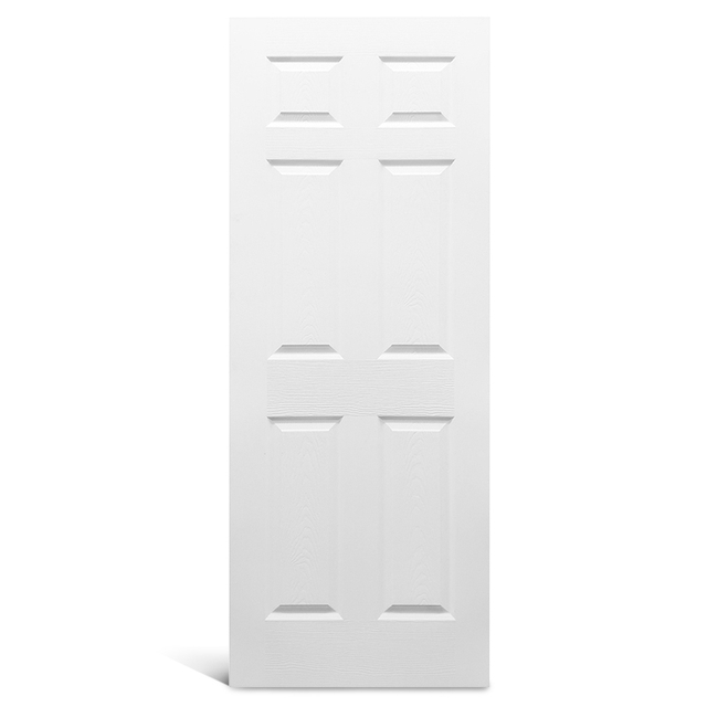 6 パネルテクスチャー塗装済み成形ドア