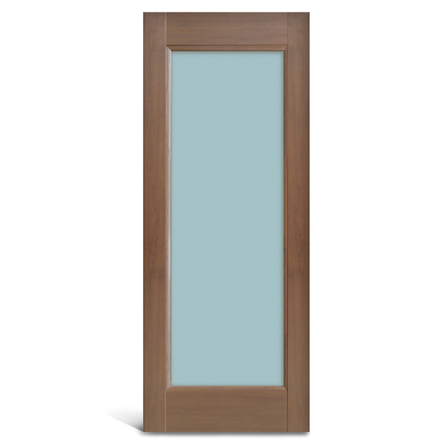 1 パネル ガラス PVC パネル ドア