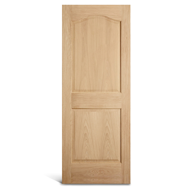 2パネルアーチトップオークパネルドア