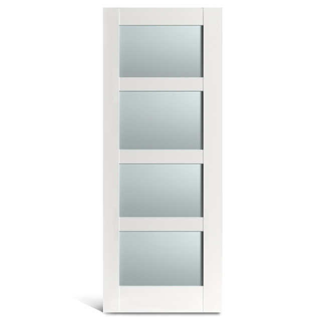 4 ライト PVC ガラス フレンチ ドア