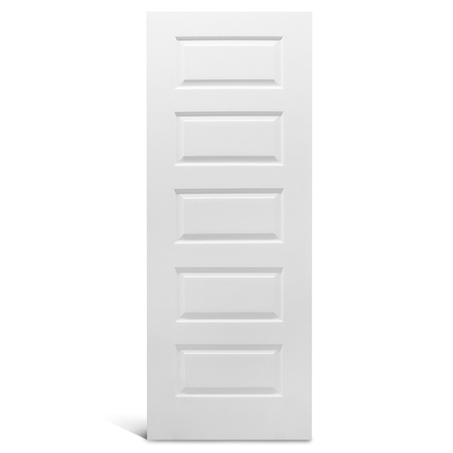 5 パネルの滑らかな塗装済み成形ドア内部ビルド