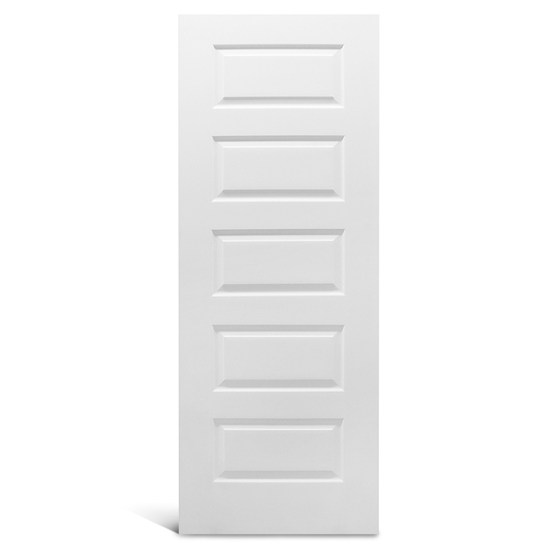 5 パネル滑らかな塗装済み成形ドア