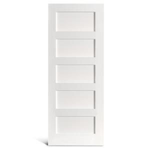 5 フラット パネル下塗りシェーカー ドア